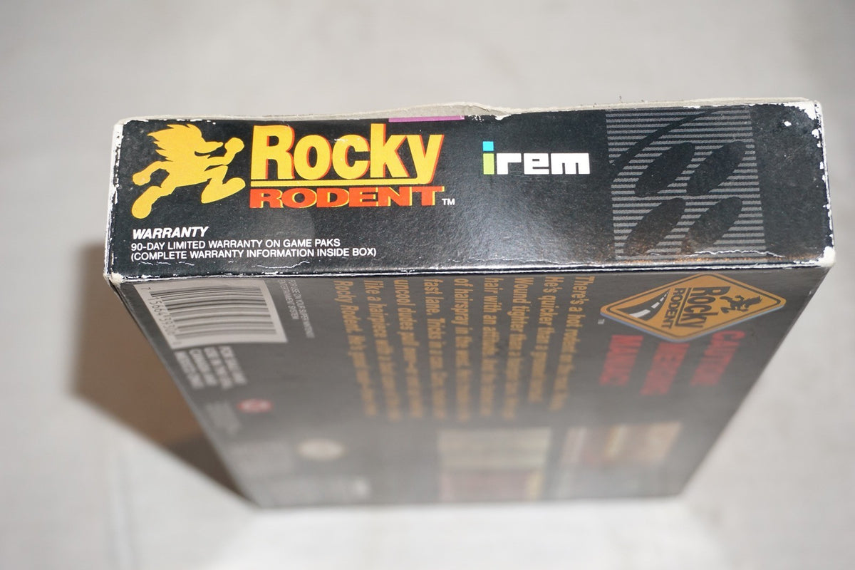 Rocky Rodent (Super Nintendo SNES) Complete in Box CIB