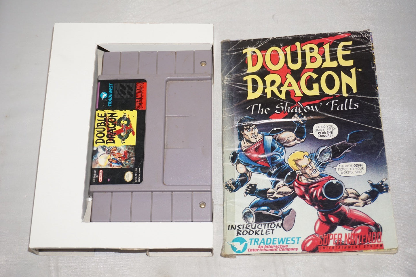 Double Dragon V 5 (Super Nintendo SNES) Complete in Box CIB