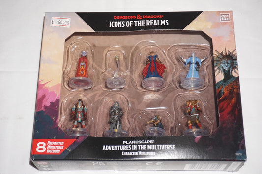 Planescape Adventures in the Multiverse Character Miniatures Icons Realm D&D NEW