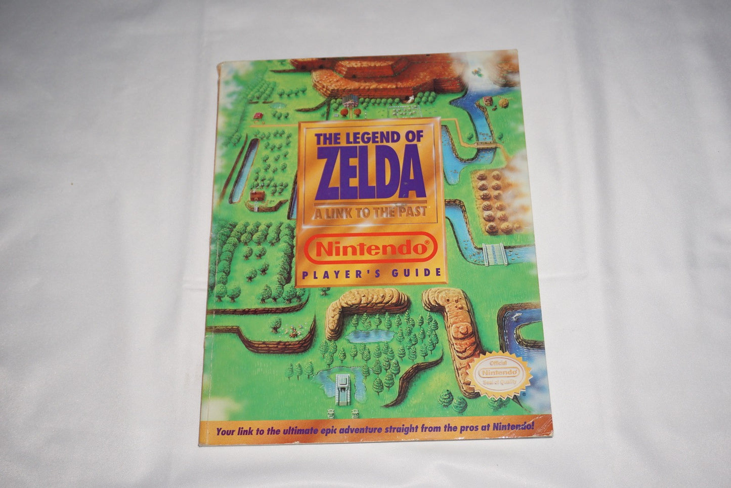 Legend of Zelda A Link To The Past Player's Strategy Guide SNES w/ Chart