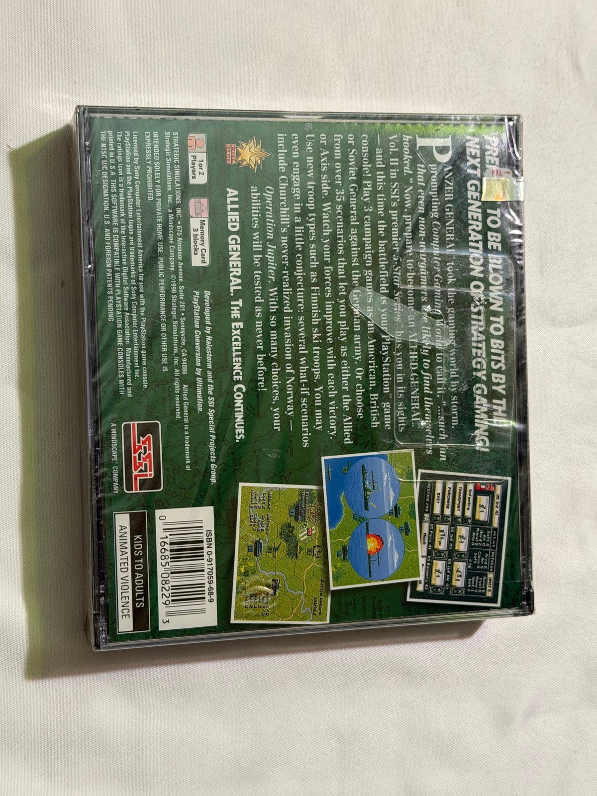 Allied General (Sony Playstation 1 ps1) NEW Factory Sealed