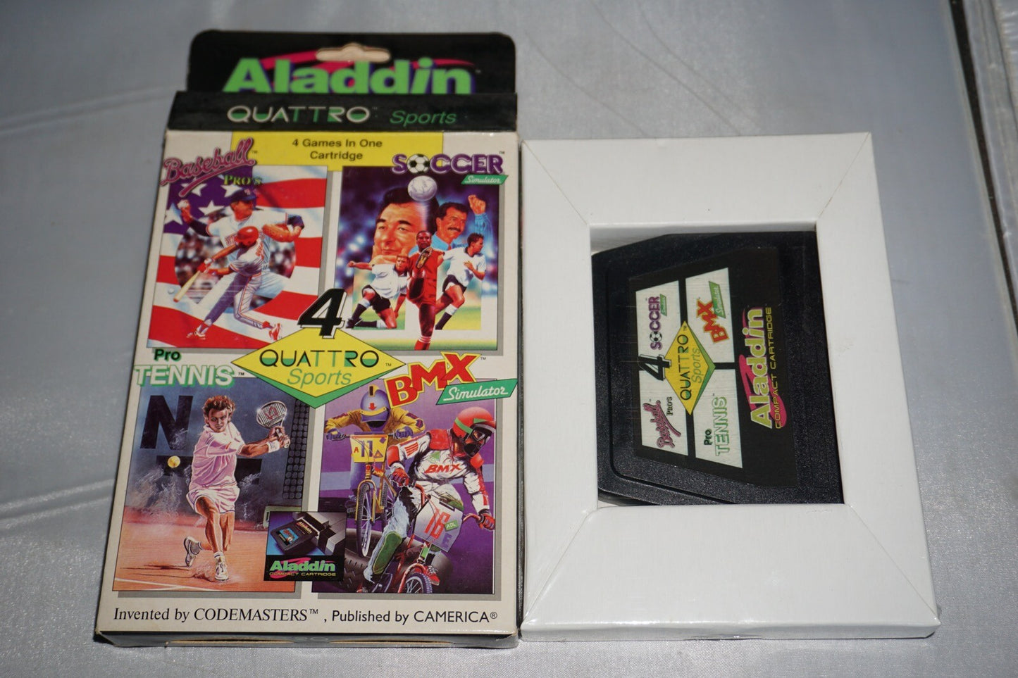 Quattro Sports (Aladdin) (Nintendo NES) NEW in Box