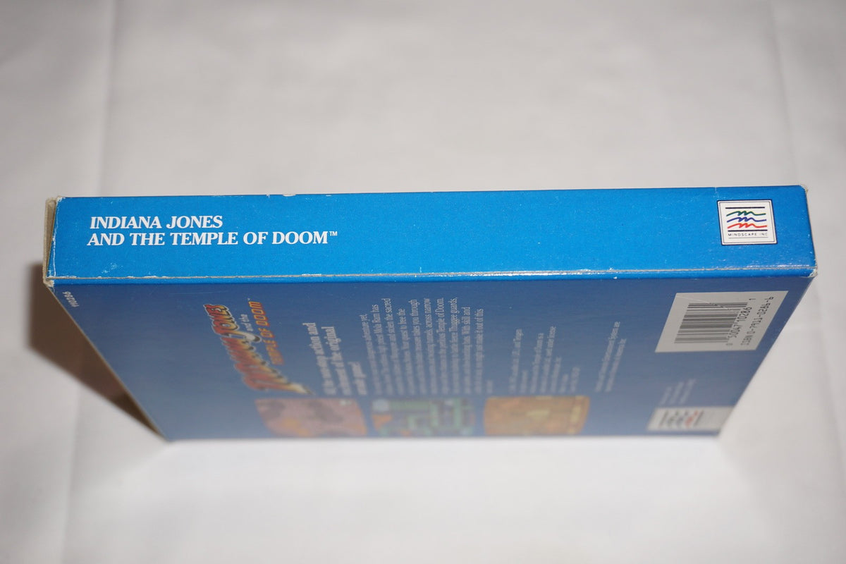 Indiana Jones and the Temple of Doom (Nintendo NES) Complete in Box CIB