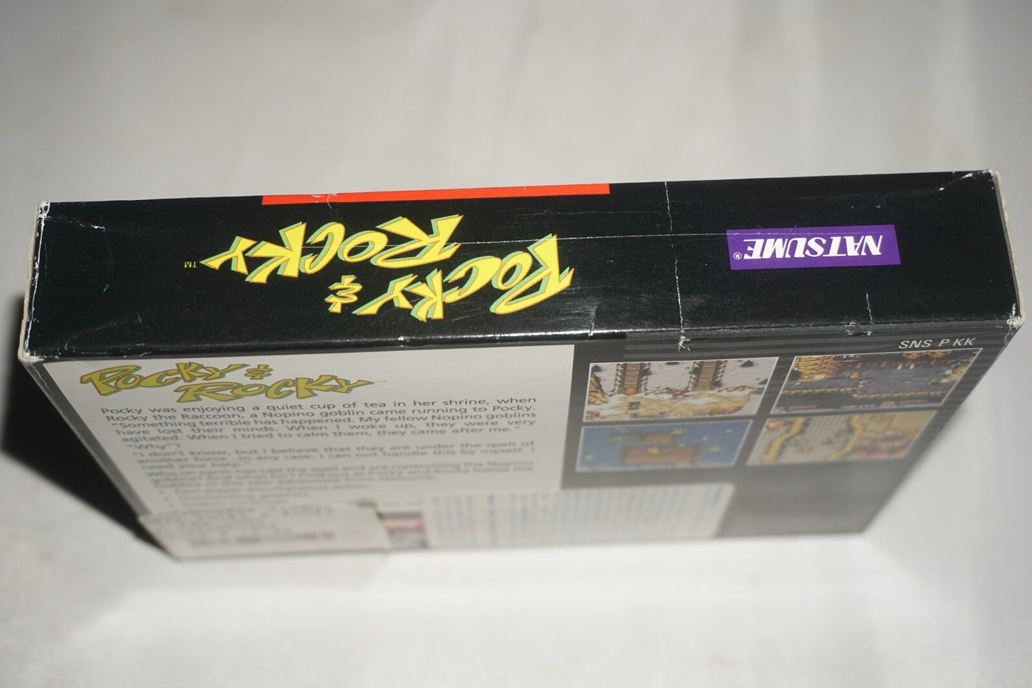 Pocky & Rocky 1 (Super Nintendo SNES) Complete in Box CIB
