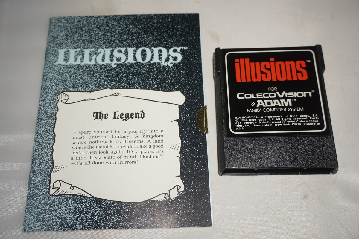 Illusions (Colecovision) Complete In Box