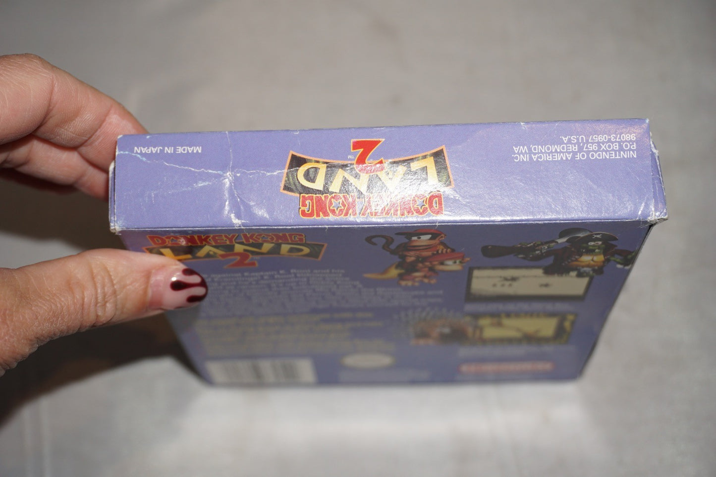 Donkey Kong Land 2 II (Nintendo Gameboy Game Boy GB) Complete CIB