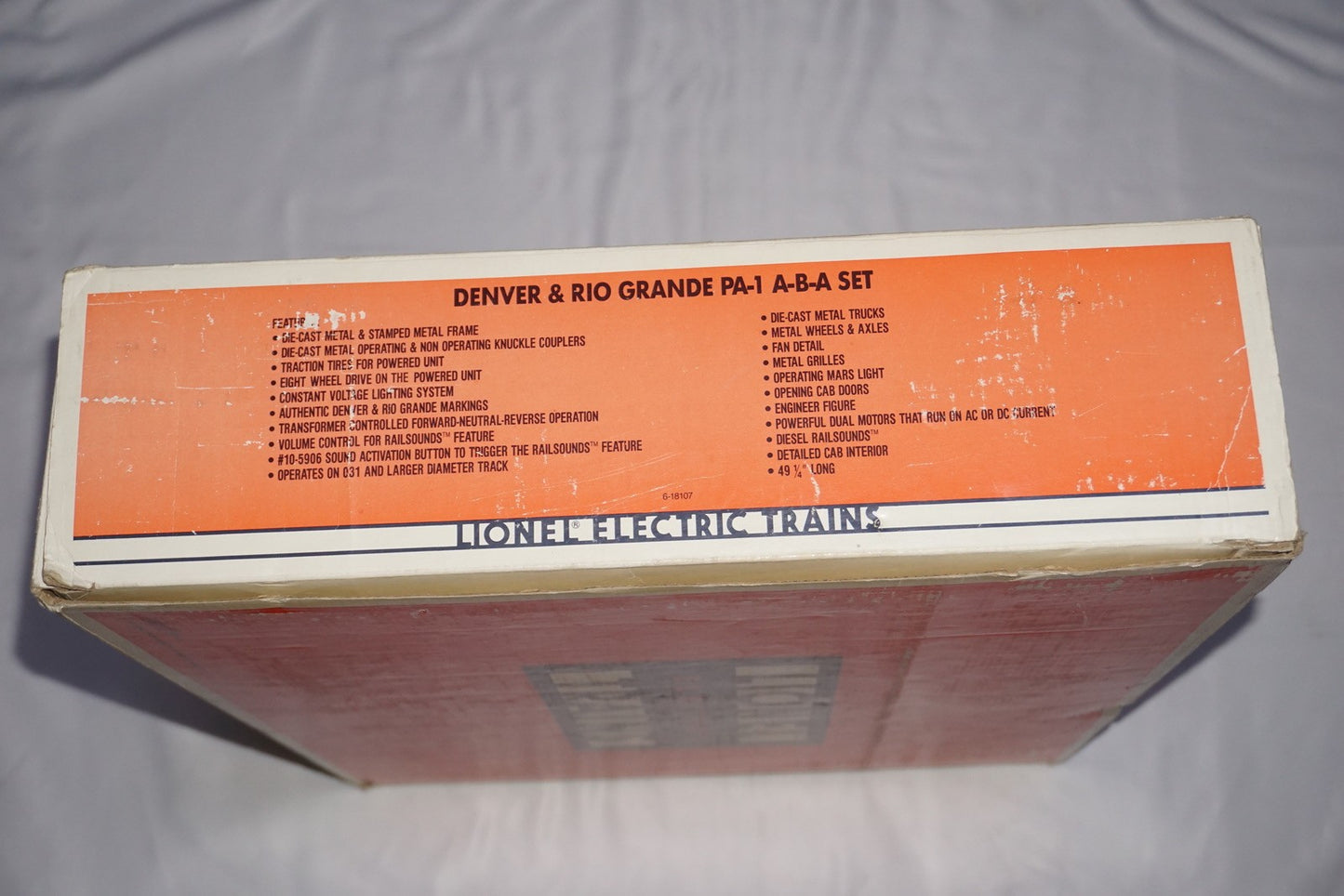 Lionel Denver & Rio Grande PA-1 A-B-A Train Set NEW