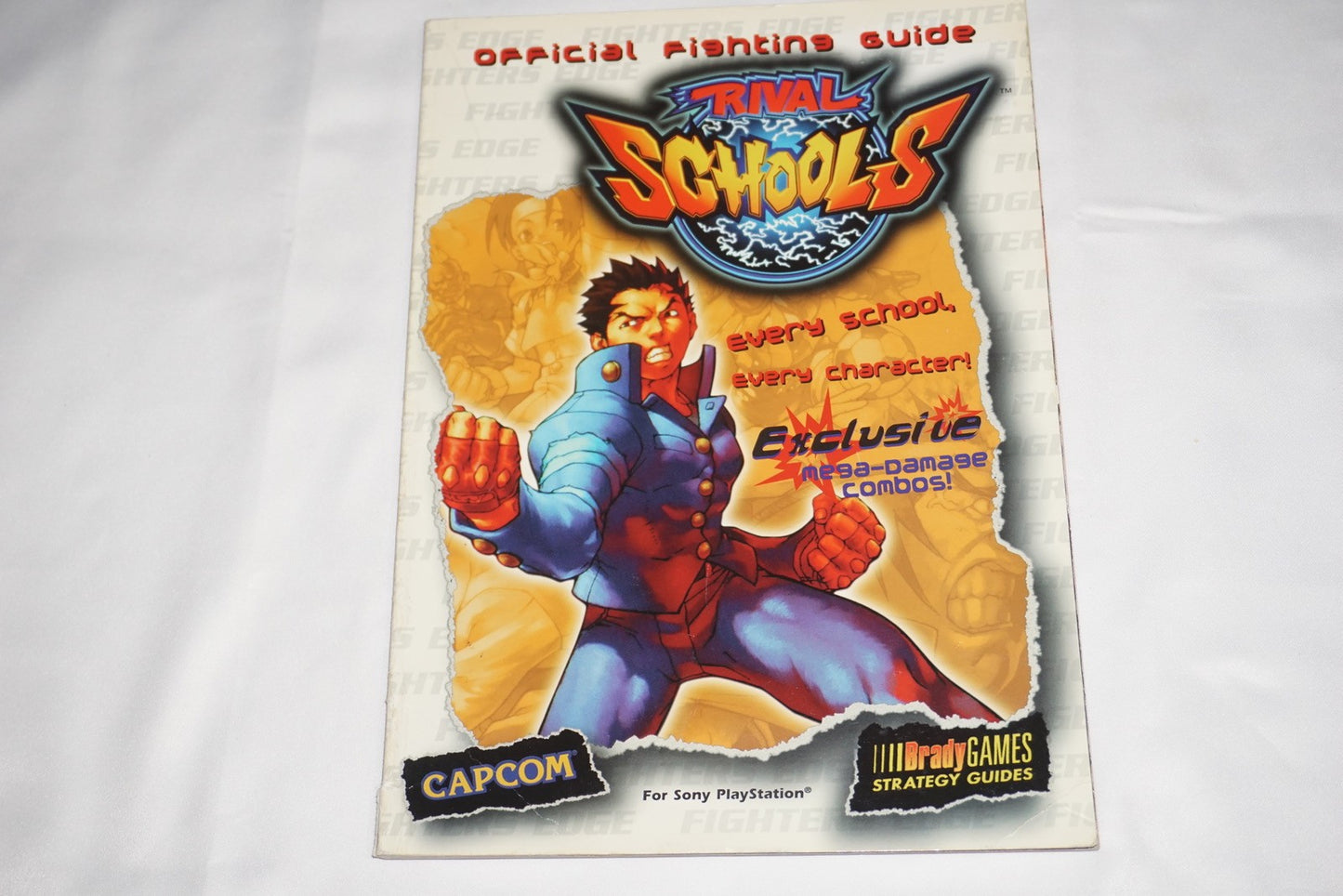 Rival Schools Official Fighting Strategy Guide Playstation 1 ps1