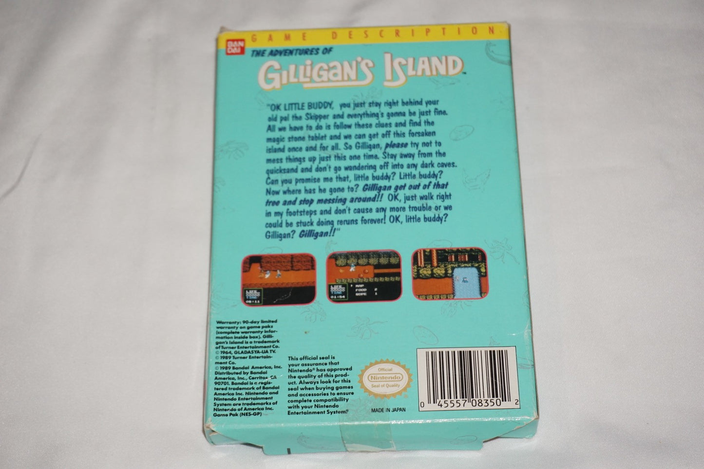Adventures of Gilligan’s Island (Nintendo NES) Complete in Box CIB