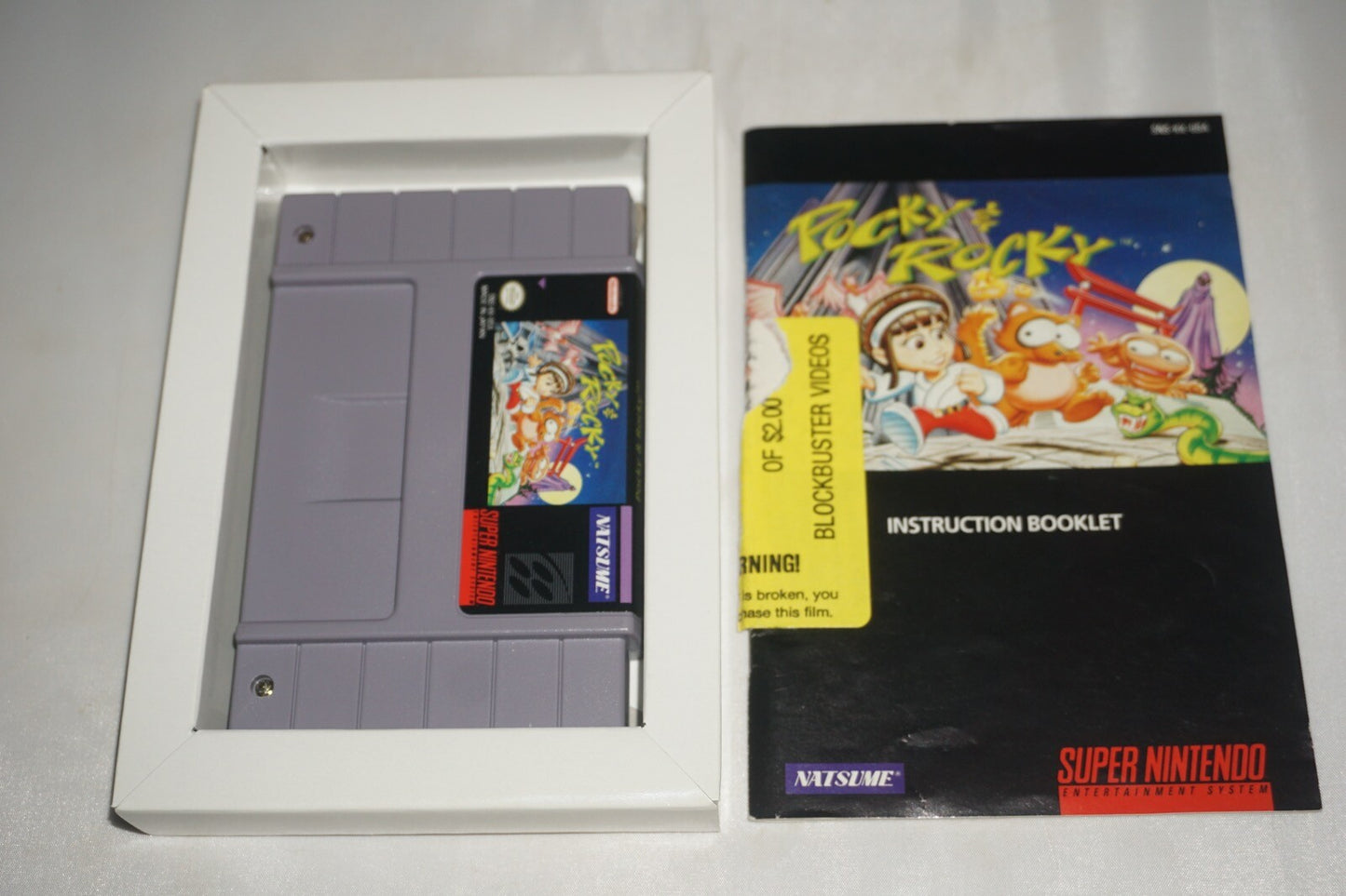 Pocky & Rocky 1 (Super Nintendo SNES) Complete in Box CIB