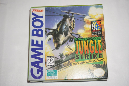 Jungle Strike (Nintendo Game Boy) Complete in Box w/ Poster CIB