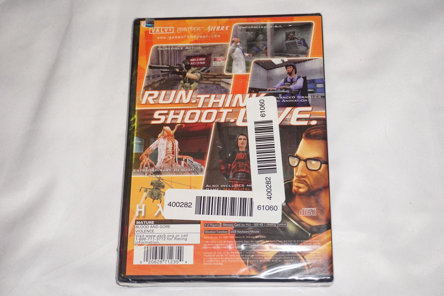 Half Life (Sony Playstation 2 ps2) NEW Sealed