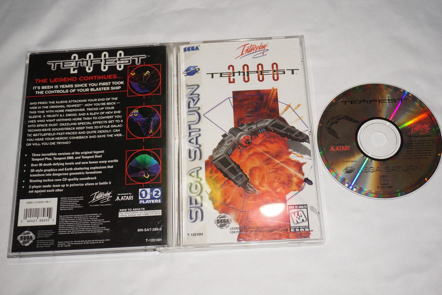 Tempest 2000 (Sega Saturn) Complete