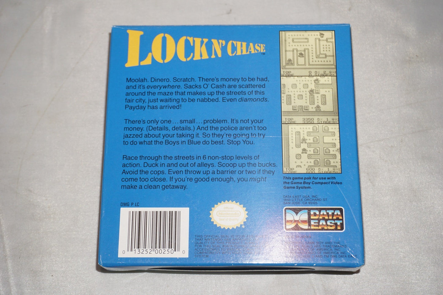 Lock n Chase (Nintendo Gameboy Game Boy GB) Complete CIB Authentic