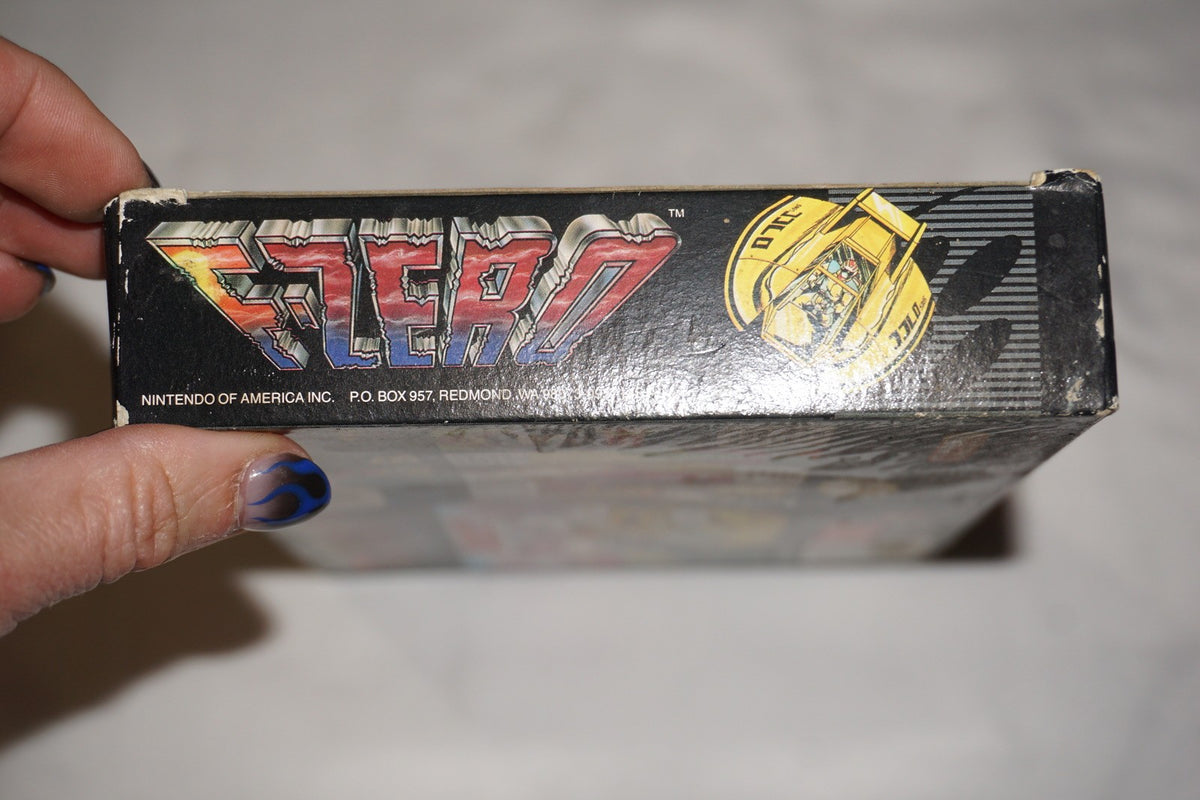 F Zero (Super Nintendo SNES) Complete in Box CIB
