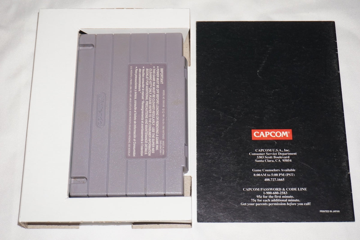 Mega Man X MIJ Made in Japan (Super Nintendo SNES) Complete in Box CIB