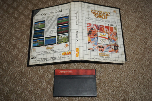Olympic Gold (Sega Master System SMS) with Case Tec Toy