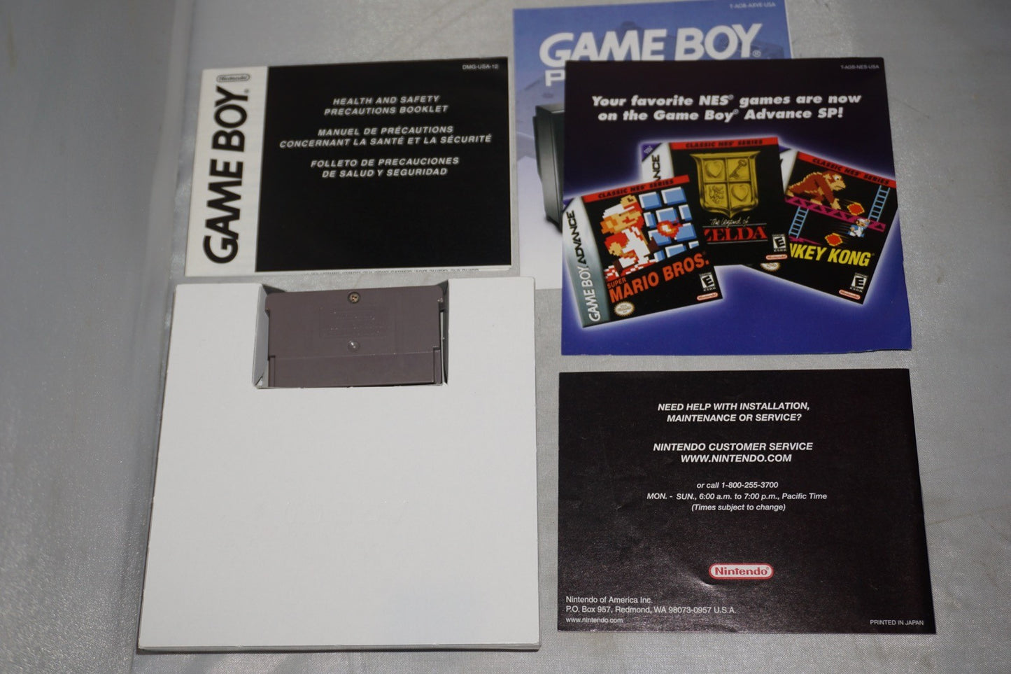Super Mario Bros Classic NES (Gameboy Advance GBA Game Boy) Complete Authentic