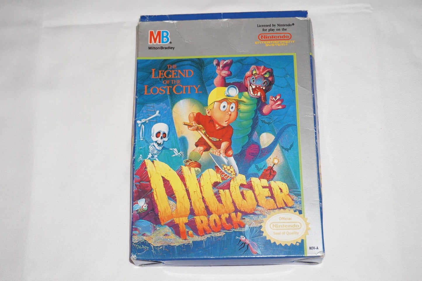 Digger T. Rock (Nintendo NES) Complete in Box CIB