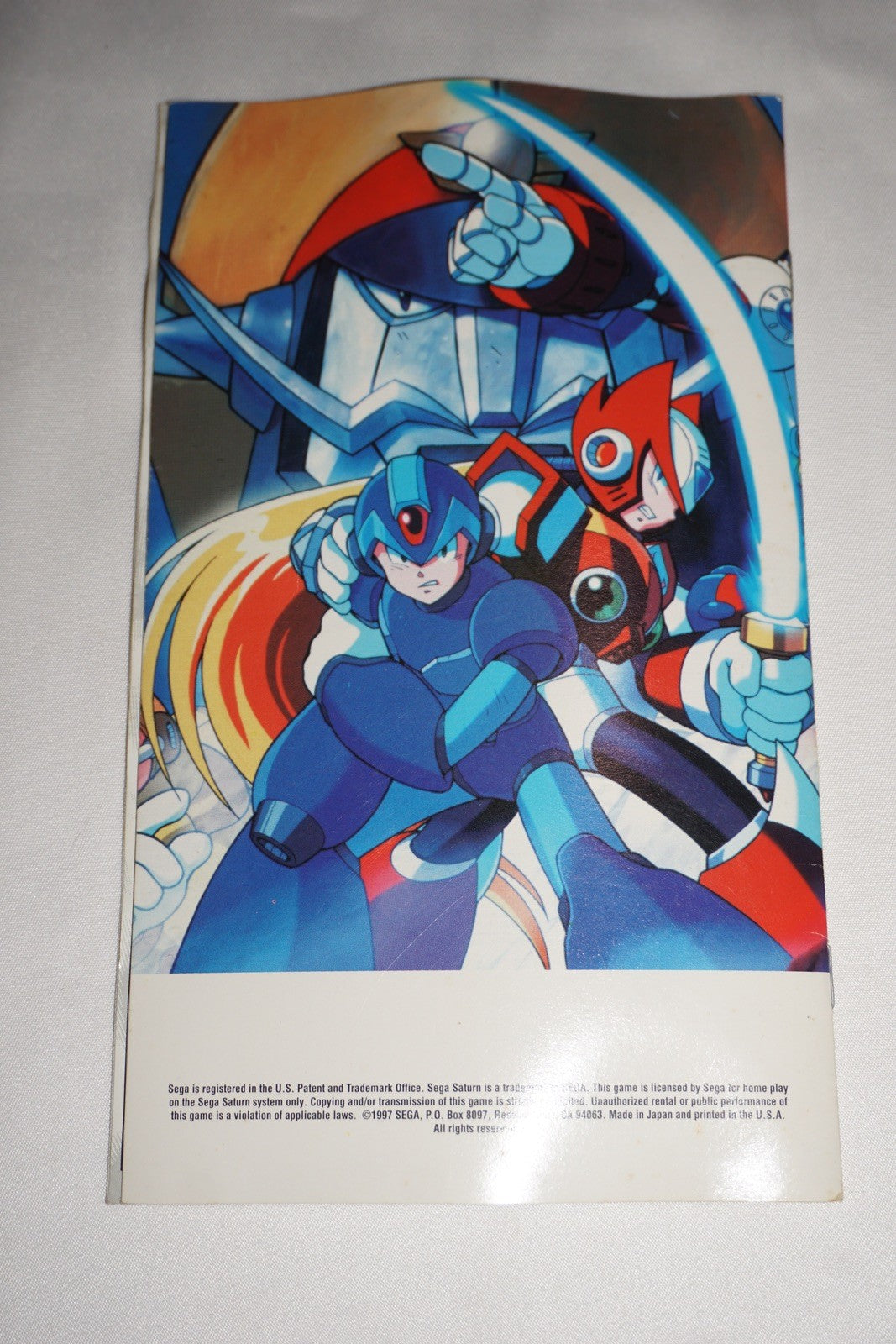 Mega Man X4 (Sega Saturn) Complete w/ Reg Card