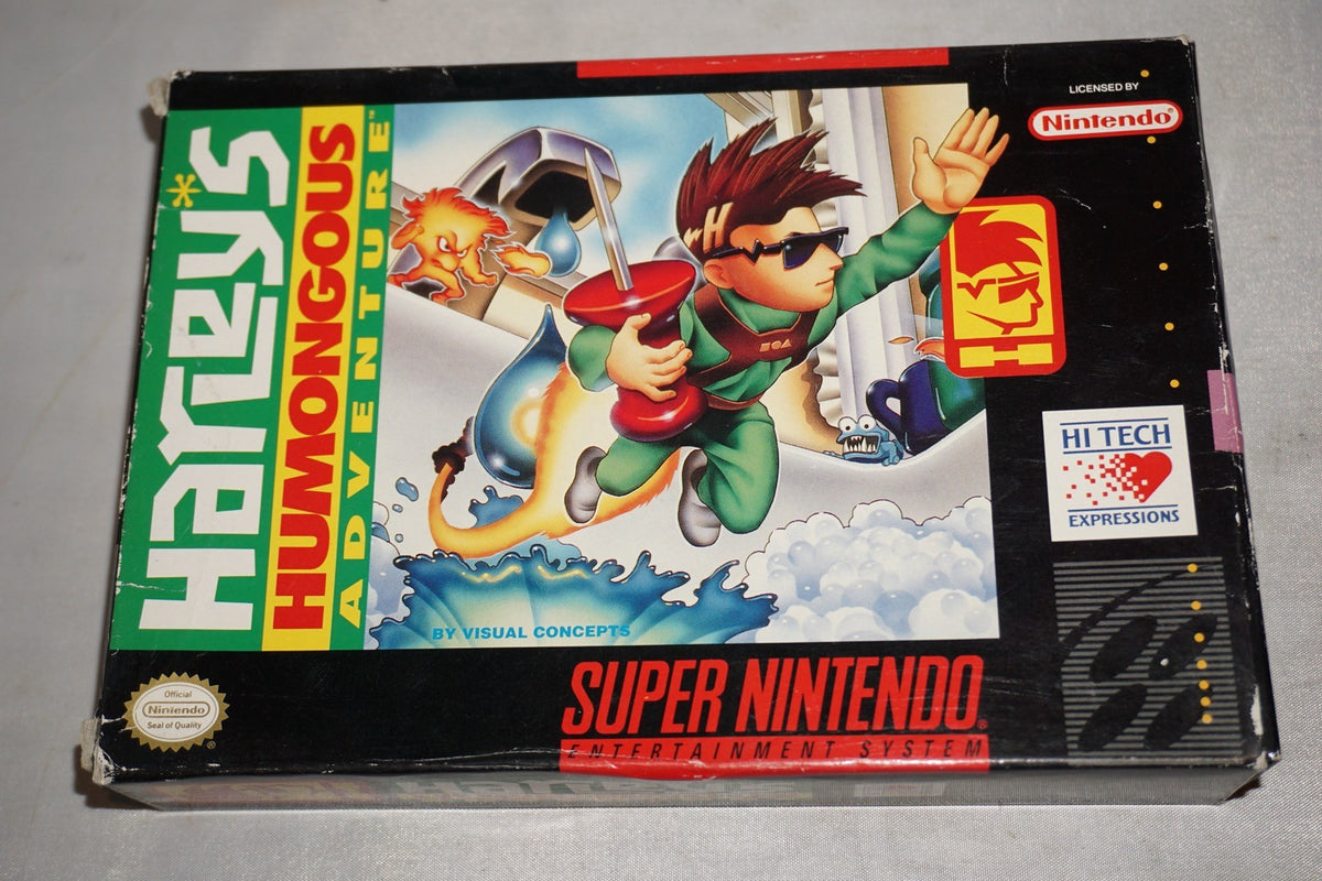 Harley's Humongous Adventure (Super Nintendo SNES) Complete in Box CIB