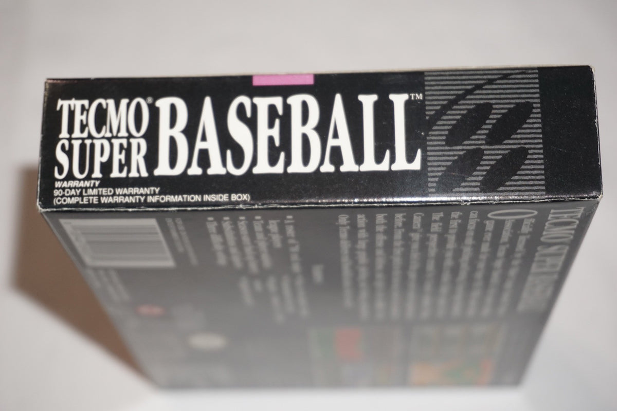 Tecmo Super Baseball (Super Nintendo SNES) Complete in Box CIB
