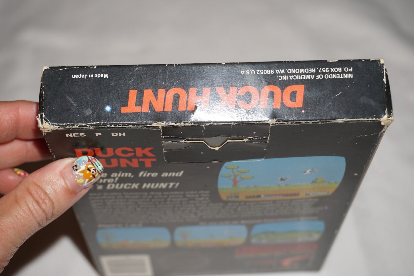 Duck Hunt Hangtab 5 Screw (Nintendo NES) Complete in Box CIB