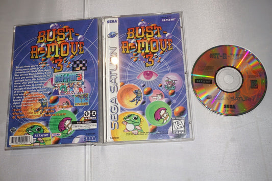 Bust A Move 3 (Sega Saturn) Complete w/ Reg Card