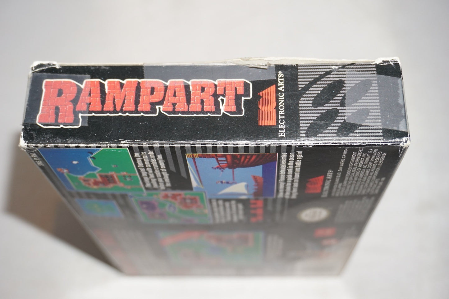 Rampart (Super Nintendo SNES) Complete in Box w/ Reg Card CIB