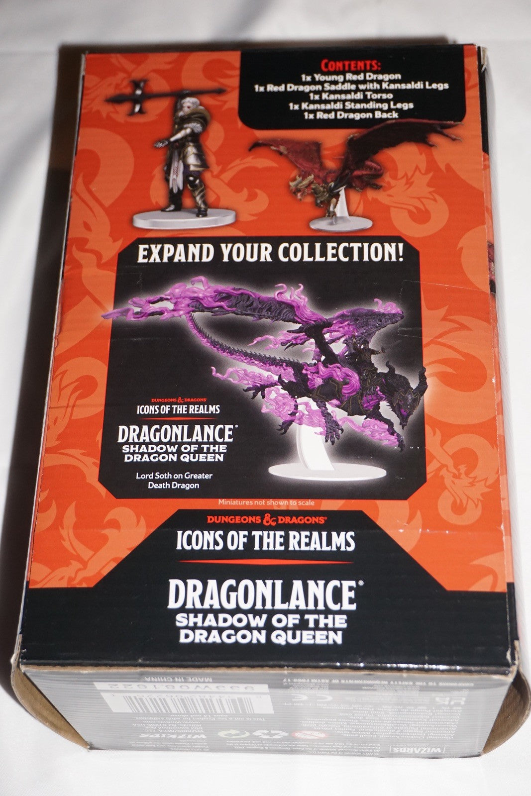 Icons of the Realms Set 25 Dragonlance Kansaldi on Red D&D NEW
