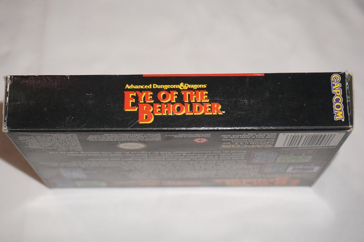 Advanced Dungeons & Dragons Eye of  Beholder (Super Nintendo SNES) Complete CIB