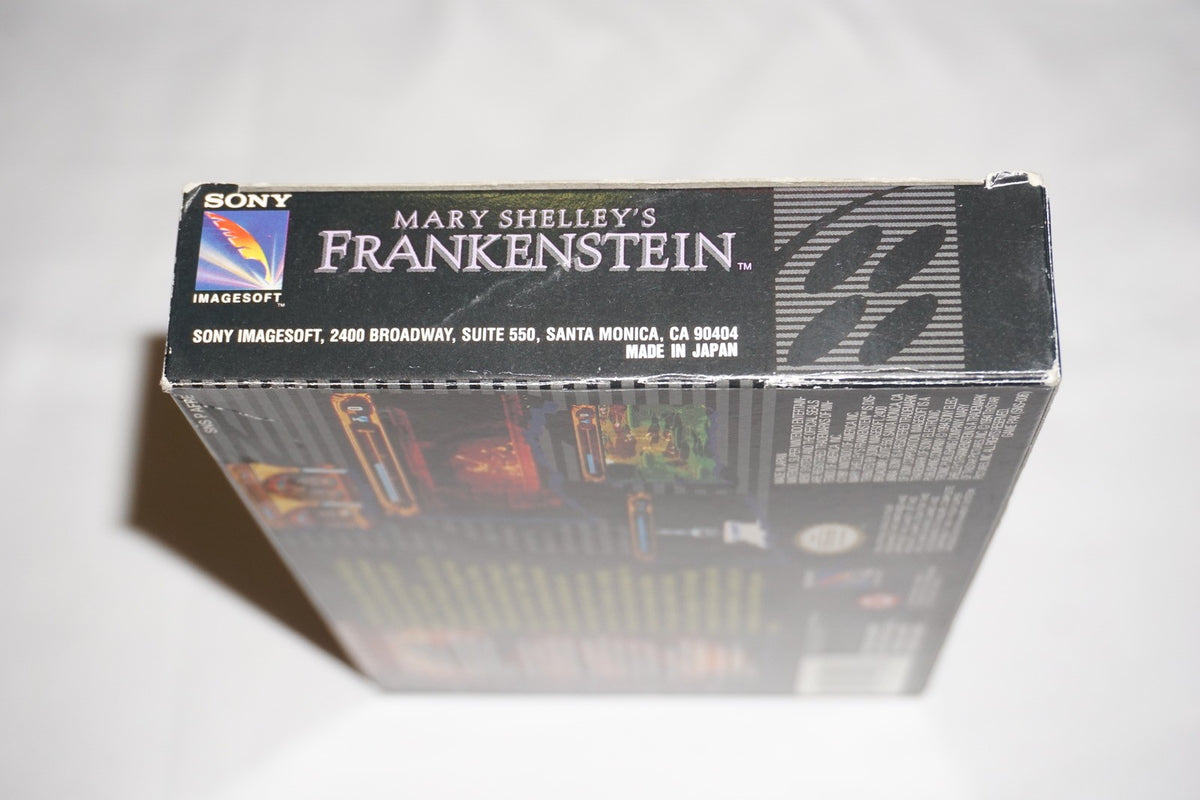 Mary Shelley's Frankenstein (Super Nintendo SNES) Complete in Box CIB