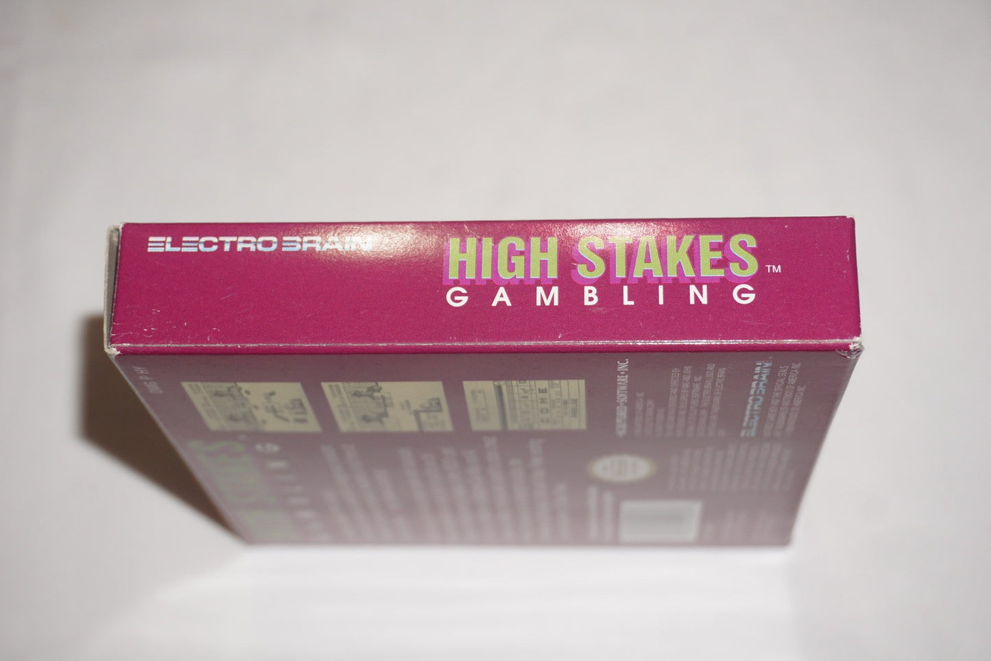 High Stakes Gambling (Nintendo Game Boy Gameboy) Complete in Box w/ Reg CIB