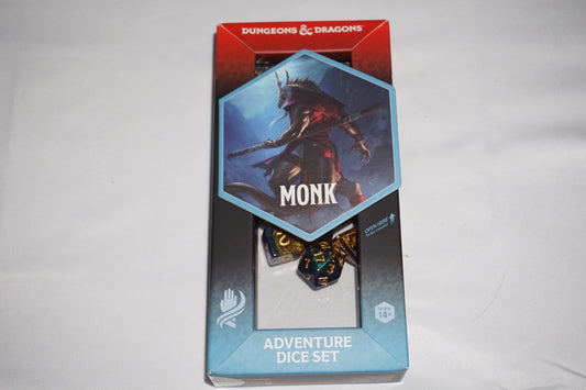 Monk Adventure Dice Set D&D Dungeons & Dragons NEW