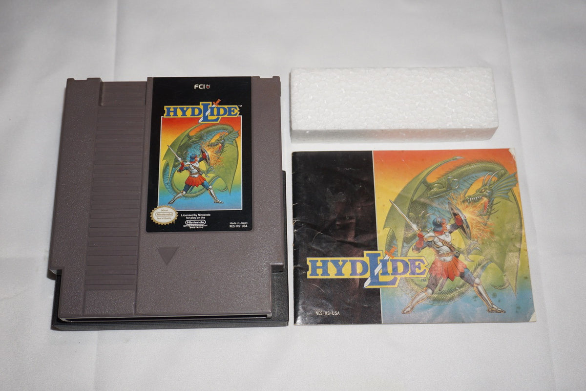 Hydlide (Nintendo NES) Complete in Box CIB