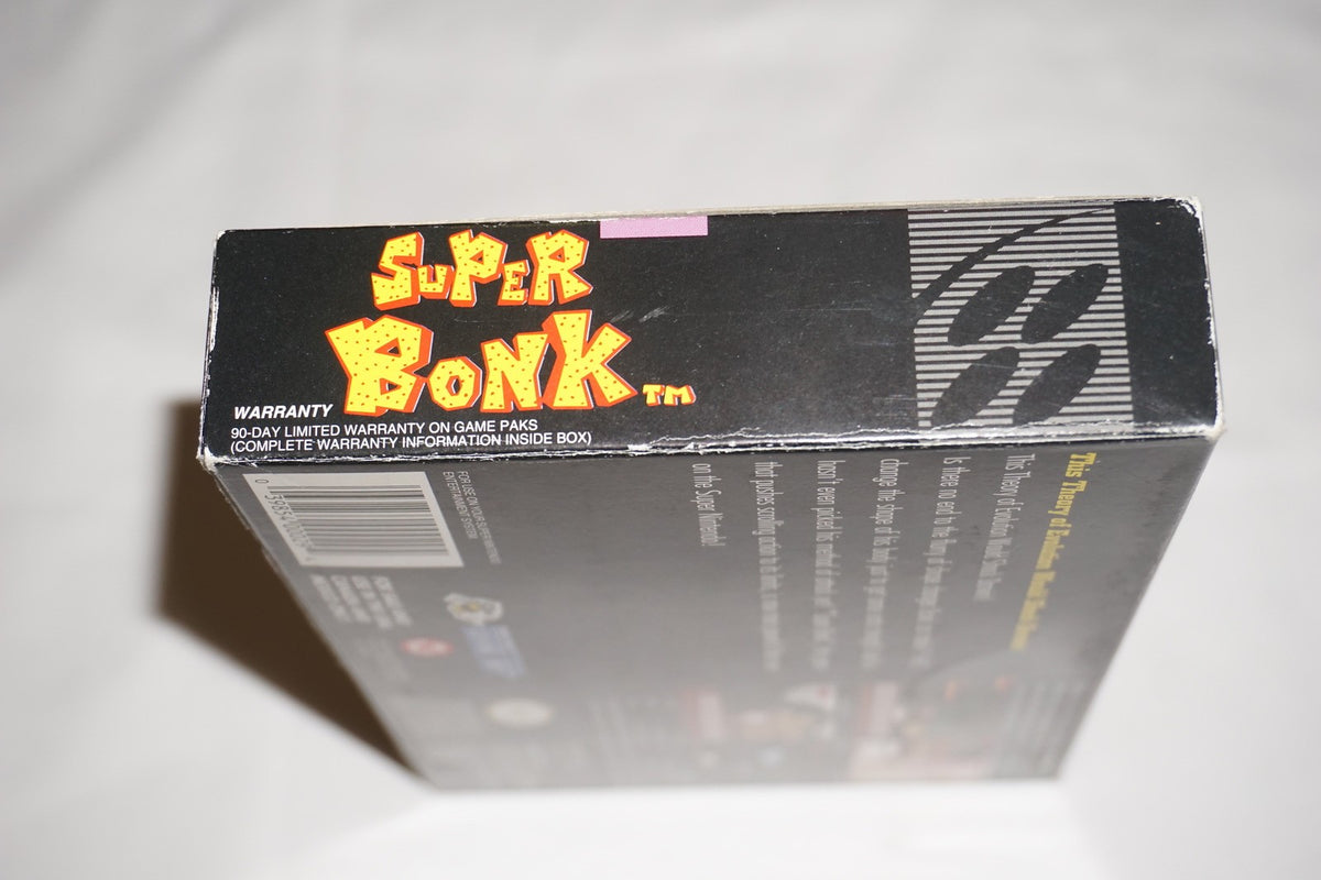 Super Bonk (Super Nintendo SNES) Complete in Box CIB