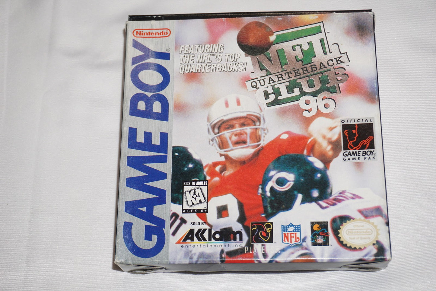 NFL Quarterback Club 96  (Nintendo Game Boy Gameboy) Complete in Box CIB