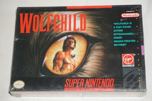 Wolfchild (Super Nintendo SNES) NEW in Box Factory Sealed