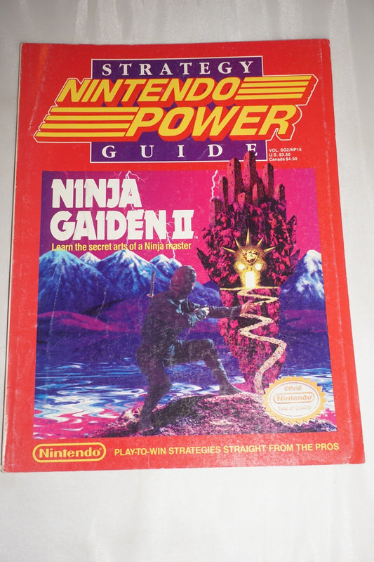 Sg2/Np15 Ninja Gaiden II 2 15 Nintendo Power Magazine #2 Poster