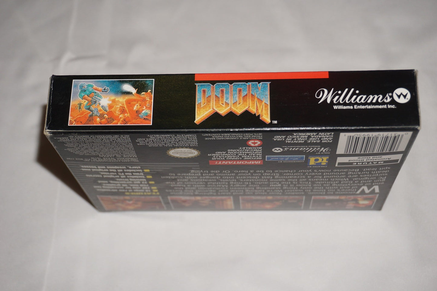 Doom (Super Nintendo SNES) Complete in Box w/ Reg CIB