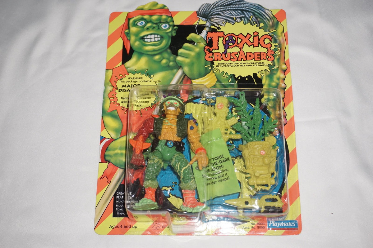Toxic Crusaders Major Disaster Playmates 1991 NEW Sealed Unpunched