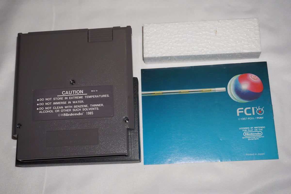 Lunar Pool (Nintendo NES) Complete in Box CIB