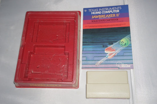 Jawbreaker II 2 (Texas Instruments TI-99/4a, 1983) Complete in Box CIB