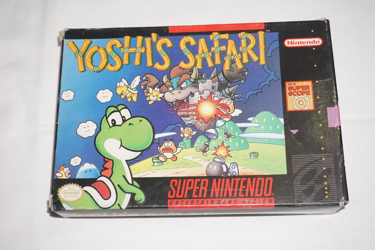 Yoshi's Safari (Super Nintendo SNES) Complete in Box CIB