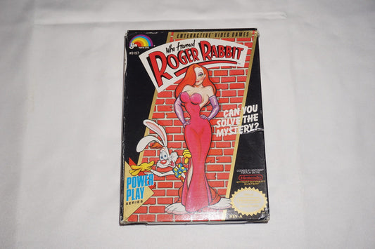 Who Framed Roger Rabbit (Nintendo NES) Complete in Box CIB