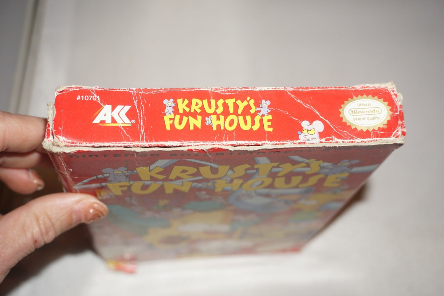 Krusty's Fun House (Nintendo NES) Complete in Box CIB