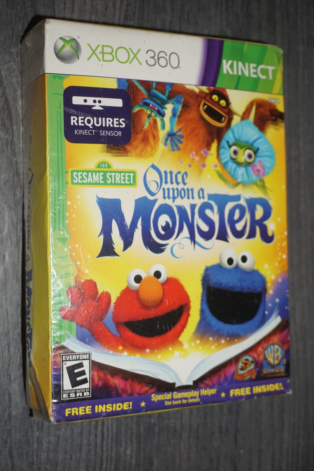 Sesame Street: Once Upon A Monster W/ Helper (Microsoft Xbox 360) NEW Sealed
