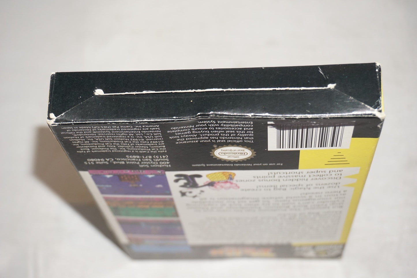 Felix The Cat (Nintendo NES) Complete in Box w/ Reg Card Poster CIB