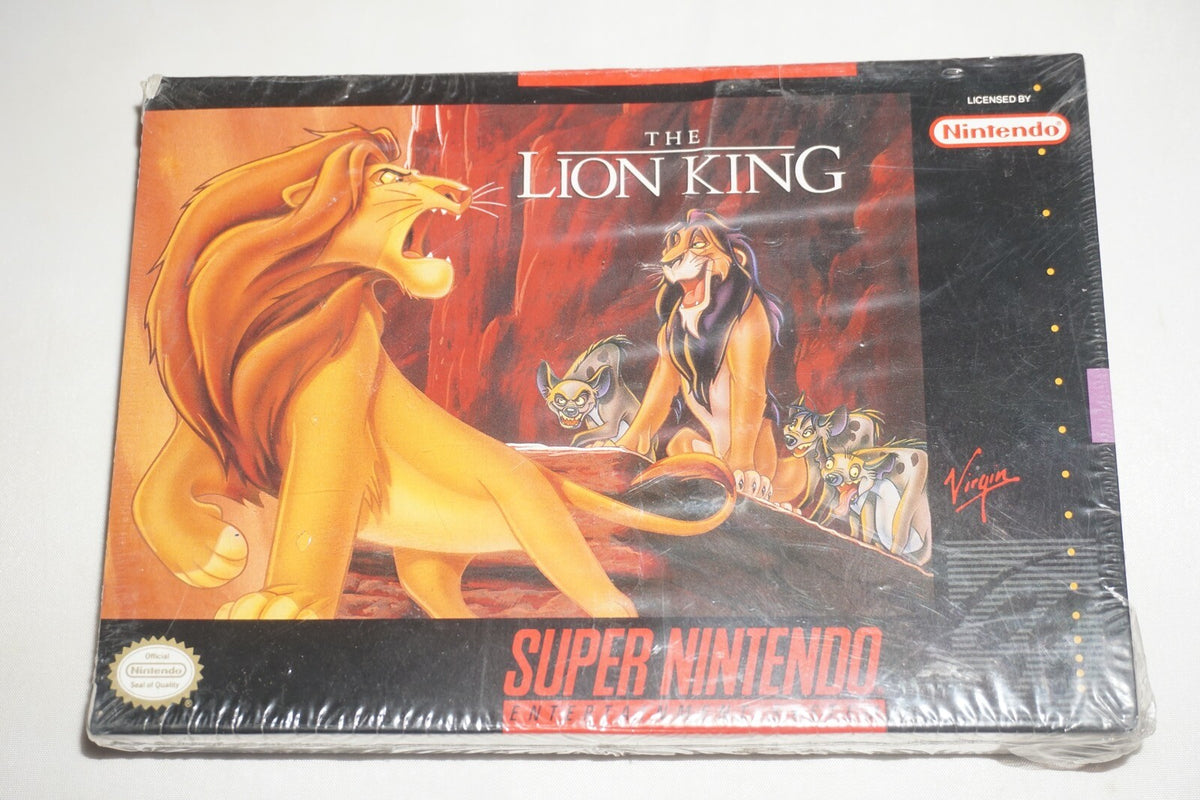 Lion King MIJ Made in Japan (Super Nintendo SNES) NEW in Box Factory Sealed