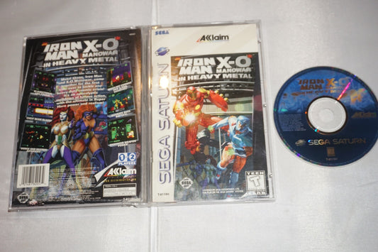 Iron Man Xo Manowar (Sega Saturn) Complete w/ Reg Card